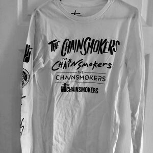 Chainsmokers Unixes Long Sleeve Tee - 2012 -White - M
